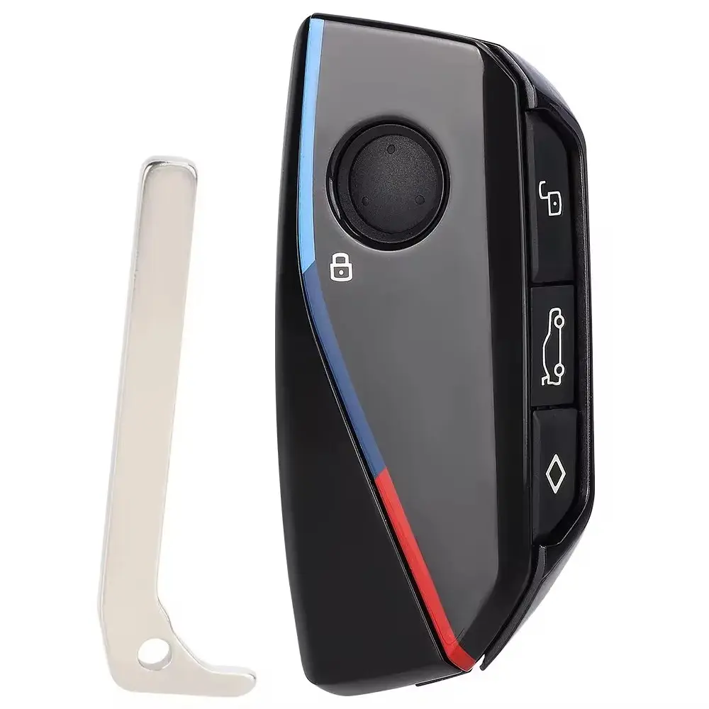 Carcasa cheie auto Techstar® BMW M Style, compatibila BMW i7, X7 G07 LCI, iX I20, X1 U11, Seria 7 G70, G09, XM U06, G81 M3