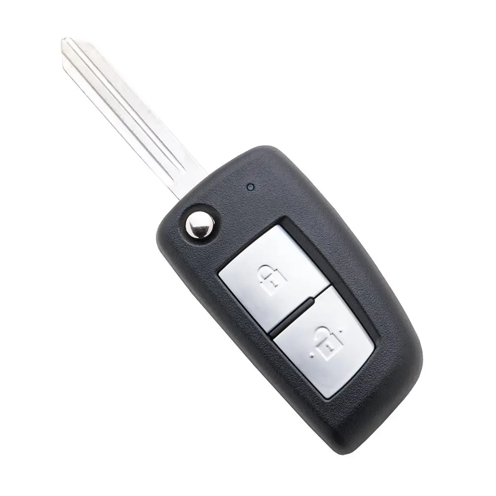 Carcasa cheie auto Techstar tip briceag 2 butoane compatibila Nissan Juke, Micra, Qashqai, X-Trail, Pulsar – lama NSN14
