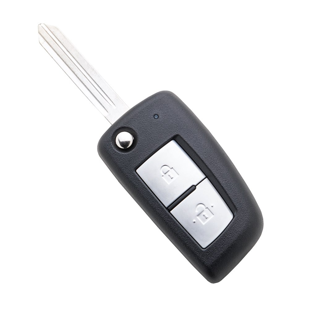 Carcasa cheie auto Techstar tip briceag 2 butoane compatibila Nissan Juke, Micra, Qashqai, X-Trail, Pulsar – lama NSN14