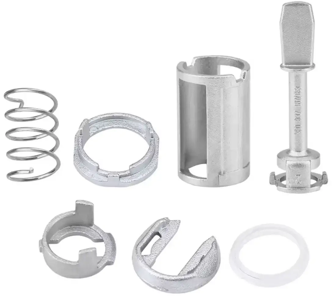 Kit Reparatie Incuietoare Yala Usa Fata Auto, Techstar, Compatibil VW Passat, Seat Toledo, Leon, Arosa, Lupo – Echiv OE 3B0837167 / 3B0837168, Metal