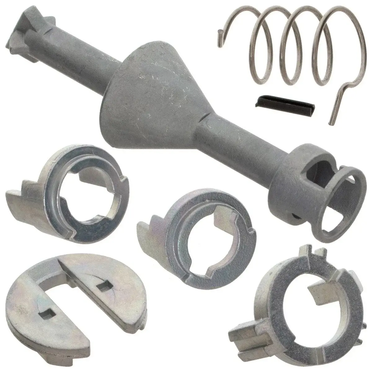 Kit reparatie butuc yala cilindru usa Techstar, compatibil BMW Seria 1 E81 E82 E87 E88, cod OE 51217161430 / 51217161429 / 572170199
