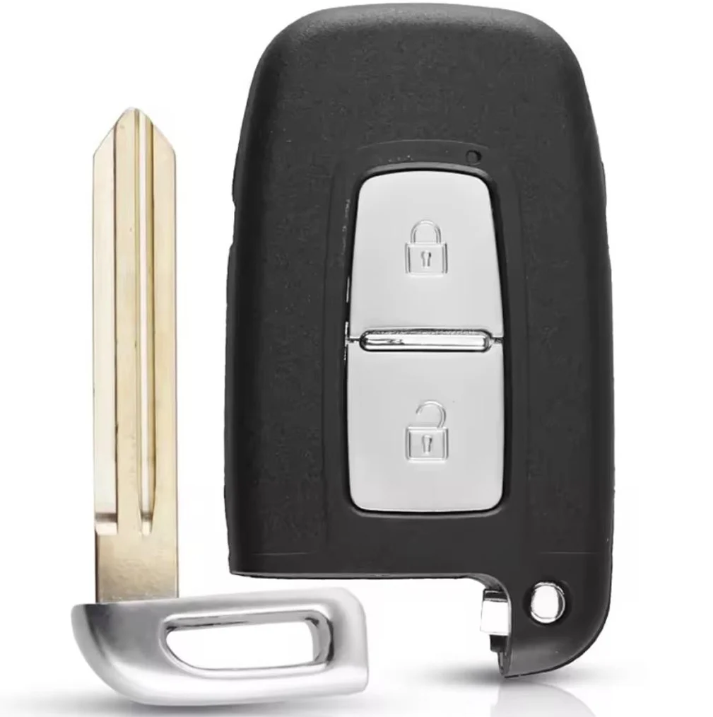 Carcasa cheie auto pliabila Techstar compatibila cu Hyundai Sonata, Azera, Genesis Coupe, ix35, i30, i45 si Kia Forte, Sportage, K2, K5, 2 butoane, lama HYN14 stanga, fara electronica