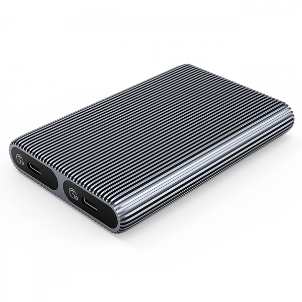 Rack Orico AM2C3-2N Dual Disk pentru SSD M.2 NVMe, Gri
