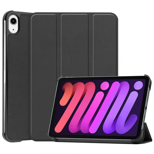 Husa pentru Apple iPad mini (2024) / mini (2021), Techsuit, FoldPro, Neagra