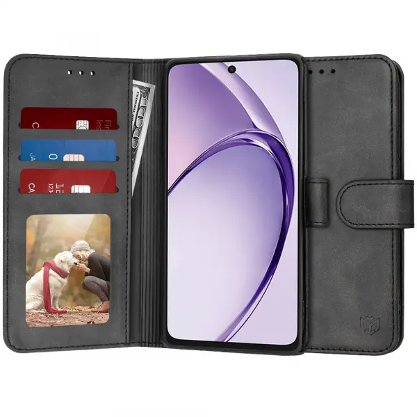 Husa pentru Oppo A3 4G / A3, Techsuit, Diary Book, Neagra