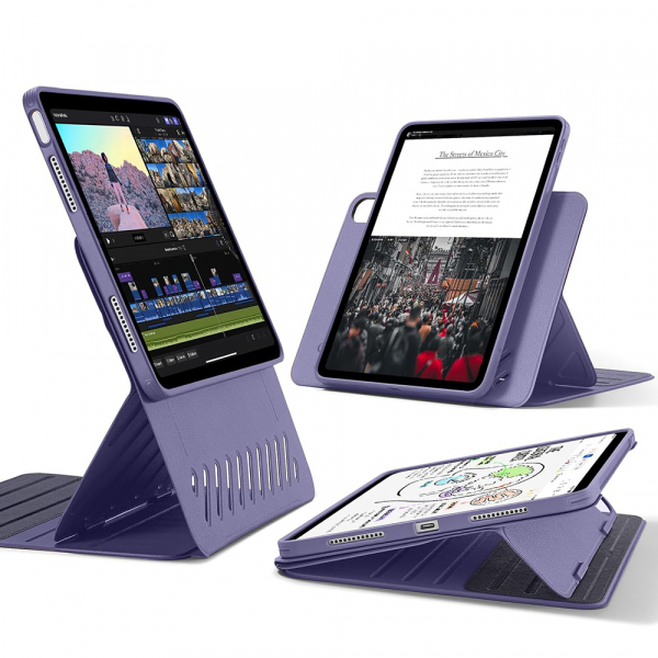 Husa pentru Apple iPad Air 11 (2026) / iPad Air 11 (2025) / Air 11 (2024) / Air (2022) / Air (2020), ESR, Shift, Mov