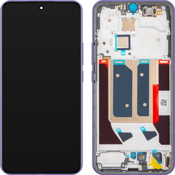 Display cu Touchscreen Realme 14 Pro+, cu Rama, Mov (Bikaner Purple), Service Pack 621039000081