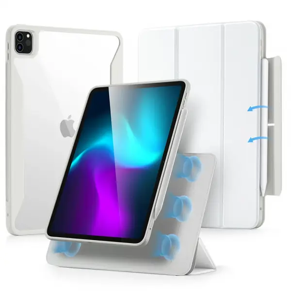 Husa pentru Apple iPad Pro 11 (2024), ESR, Rebound Hybrid, Alba