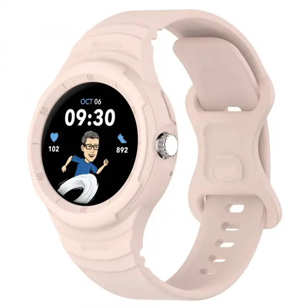 Curea Techsuit W066 pentru Google Pixel Watch 4 41mm /  Watch 3 41mm / Watch 2 / Watch, Roz