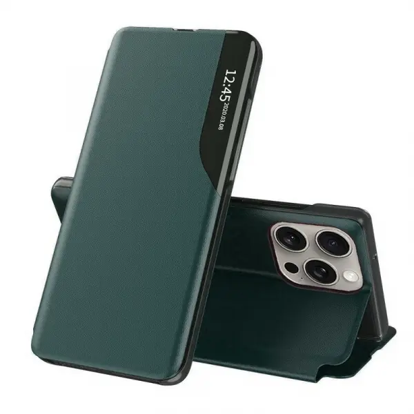 Husa pentru Apple iPhone 15 Pro, Techsuit, eFold, Verde