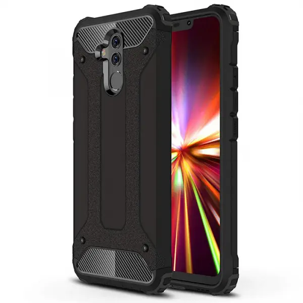 Husa pentru Huawei Mate 20 Lite, Techsuit, Hybrid Armor, Neagra