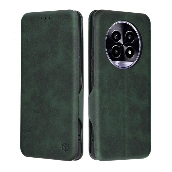 Husa pentru Realme 13 Pro / 13 Pro+, Techsuit, Safe Wallet Plus, Verde