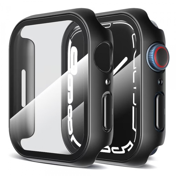 Husa Techsuit Defense360 Pro pentru Apple Watch 7 45mm Series, Neagra