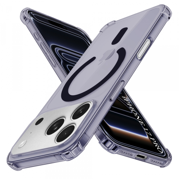 Husa MagSafe pentru Apple iPhone 17 Pro, Techsuit, Shockproof, Fumurie