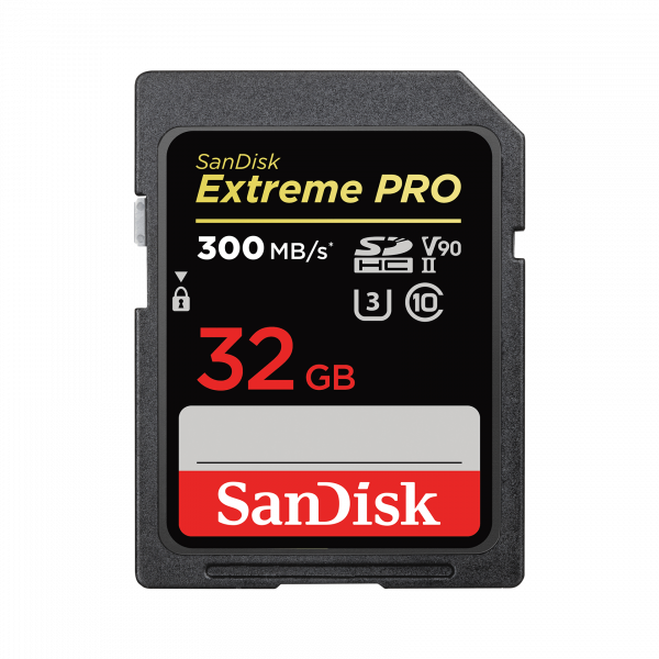 Card Memorie SDHC SanDisk Extreme Pro, 32Gb, Clasa 10 / UHS-1 U3 SDSDXXO-032G-GN4IN