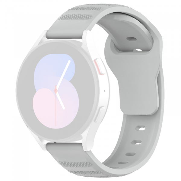 Curea Techsuit W050 pentru Samsung Galaxy Watch / Huawei Watch Series, 20mm, Gri