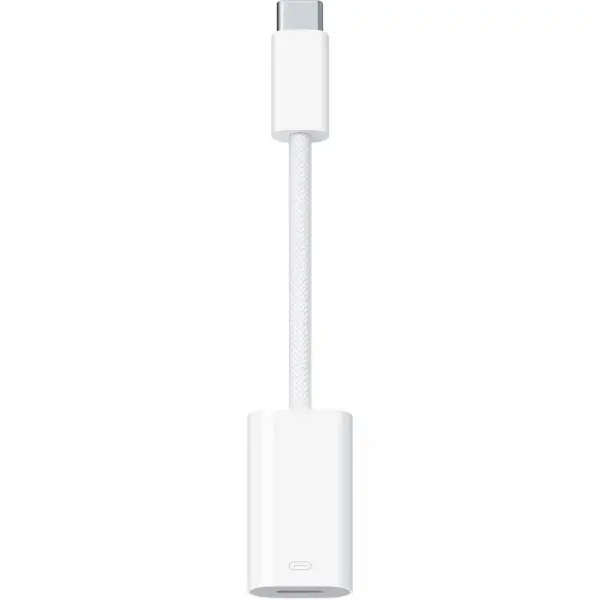 Adaptor Date si Incarcare USB-C - Lightning Apple A2868, Alb MUQX3ZM/A