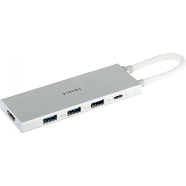 Hub USB-C Xiaomi, 3 x USB-A 3.0 - 1 x USB-C - 1 x HDMI, Alb BHR8804GL