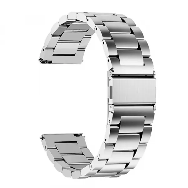 Curea Techsuit W010 pentru Huawei Watch / Xiaomi Watch Series, 22mm, Argintie