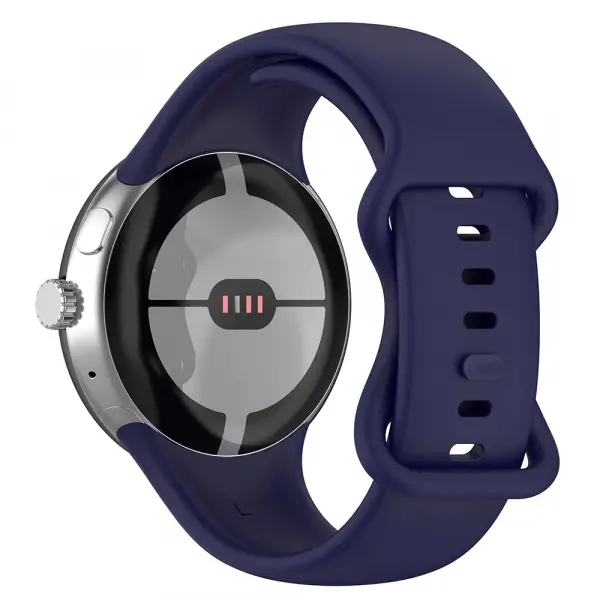 Curea Techsuit W031 pentru Google Pixel Watch 4 41mm /  Watch 3 41mm / Watch 2 / Watch, Bleumarin