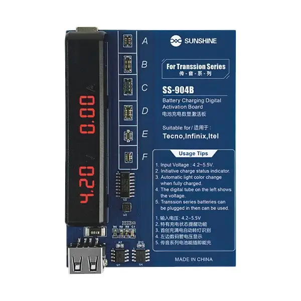 Alimentator Placa Sunshine SS-904B pentru TECNO / Infinix / Itel Series, 2in1