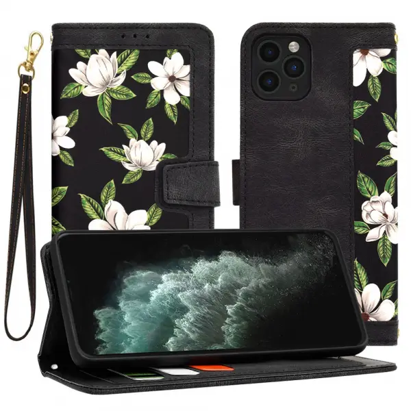 Husa pentru Apple iPhone 11 Pro Max, Techsuit, FlipCraft, Neagra