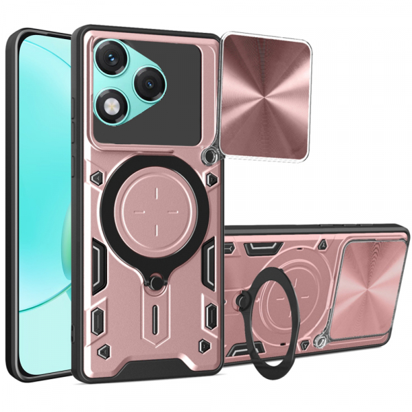 Husa pentru Honor 400 Lite, Techsuit, CamGuard Pro, Roz Aurie