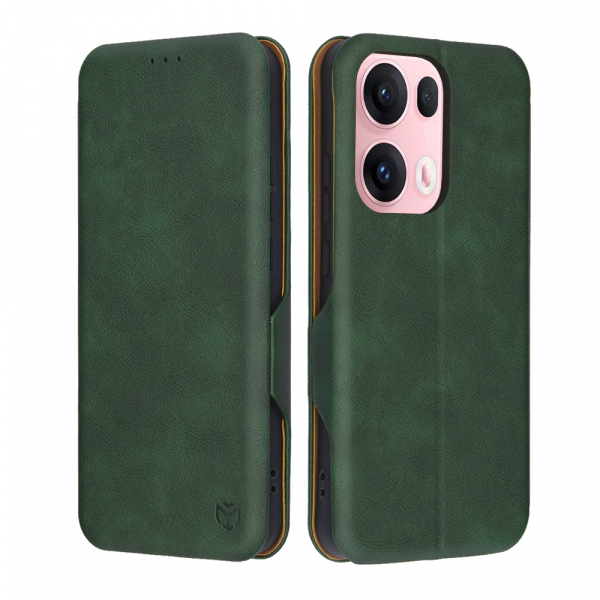 Husa pentru Oppo Reno13 Pro, Techsuit, Safe Wallet Plus, Verde