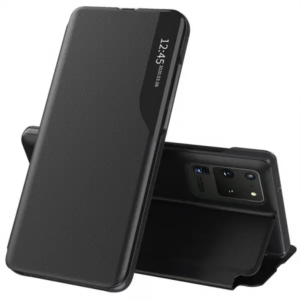 Husa pentru Samsung Galaxy S20 Ultra 5G G988 / S20 Ultra G988, Techsuit, eFold, Neagra