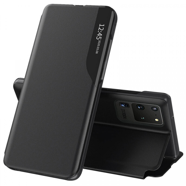 Husa pentru Samsung Galaxy S20 Ultra 5G G988 / S20 Ultra G988, Techsuit, eFold, Neagra