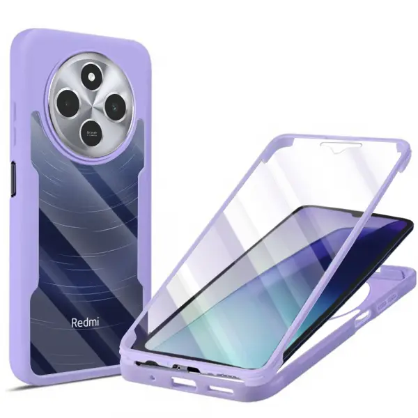 Husa pentru Xiaomi Poco C75 / Redmi 14C, Techsuit, ColorVerse 360, Mov