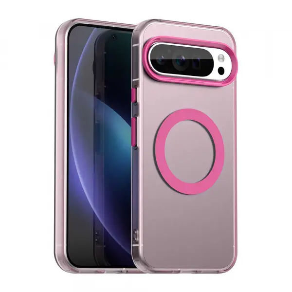 Husa MagSafe pentru Google Pixel 10 Pro XL, Techsuit, CandyCase, Roz