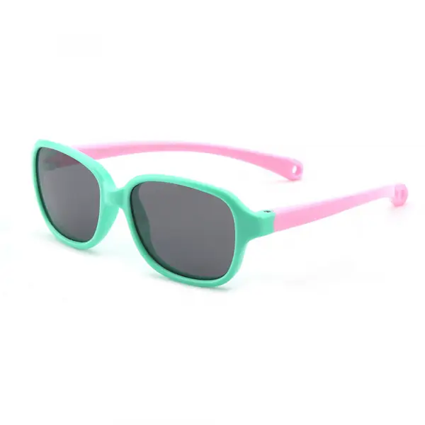 Ochelari De Soare Bebelusi Techsuit 8192-C1, Polarizati, Verzi Roz