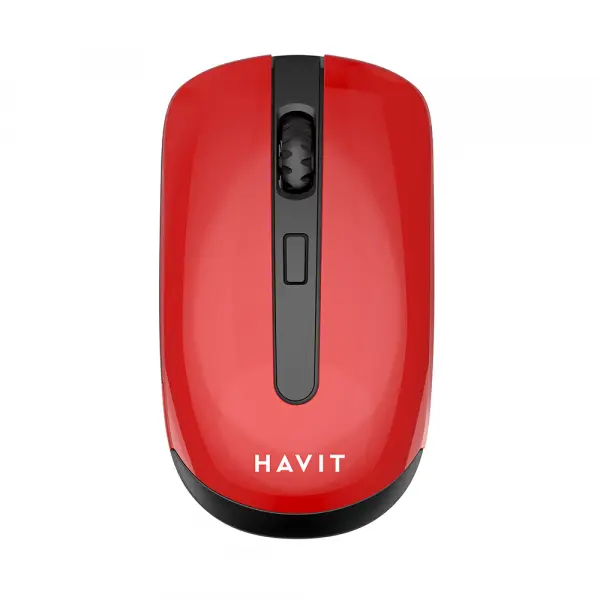 Mouse Wireless HAVIT MS989GT, 800DPI - 1600DPI, Negru Rosu