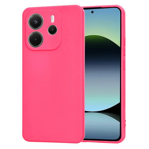 Husa pentru Xiaomi Redmi Note 14 4G (Standard), Techsuit, SoftFlex, Roz Inchis