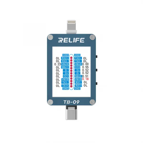 Tester Service Relife TB-09, Lightning / USB-C
