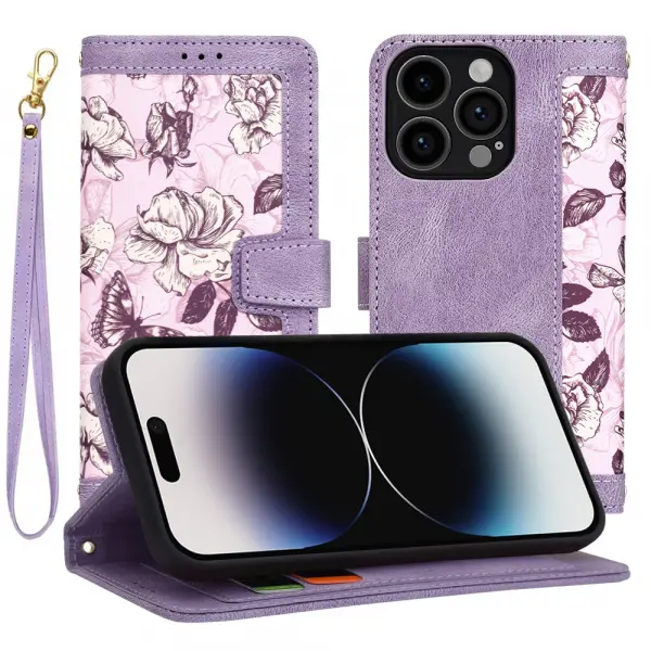 Husa pentru Apple iPhone 14 Pro, Techsuit, FlipCraft, Mov