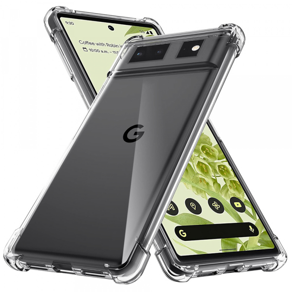 Husa pentru Google Pixel 6, Techsuit, Shockproof Clear, Transparenta