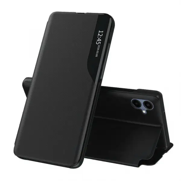 Husa pentru Samsung Galaxy A06 A065, Techsuit, eFold, Neagra