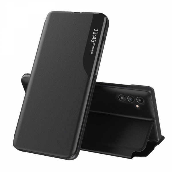 Husa pentru Samsung Galaxy A14 A145 / A14 5G A146, Techsuit, eFold, Neagra