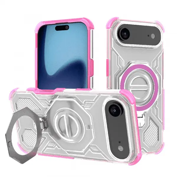 Husa pentru Apple iPhone 17 Air, Techsuit, Carbon Shield Pro, Roz