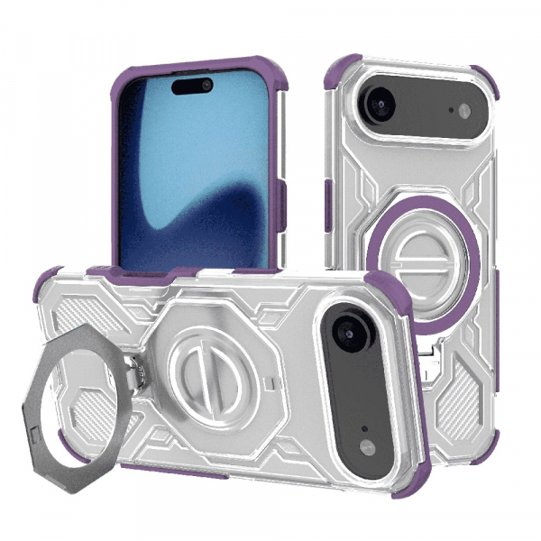 Husa pentru Apple iPhone 17 Air, Techsuit, Carbon Shield Pro, Mov
