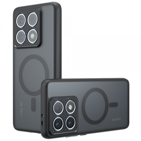 Husa MagSafe pentru Xiaomi 14T, Techsuit, PureFrost, Neagra