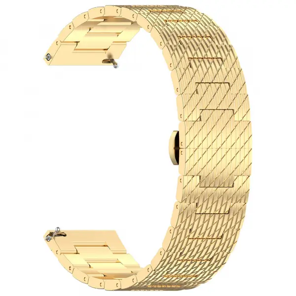 Curea Techsuit W052 pentru Huawei Watch / Xiaomi Watch Series, 22mm, Aurie