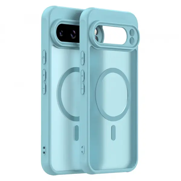 Husa MagSafe pentru Google Pixel 10 Pro, Techsuit, HaloFrost II, Verde Deschis