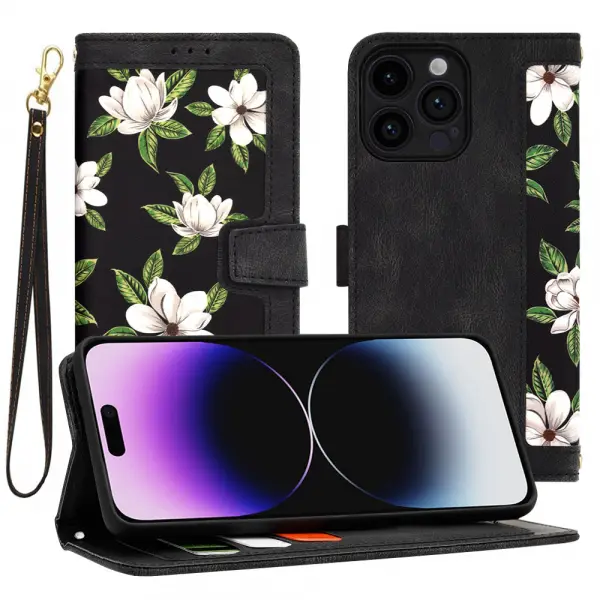 Husa pentru Apple iPhone 14 Pro Max, Techsuit, FlipCraft, Neagra
