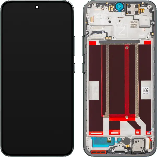 Display cu Touchscreen Oppo Reno14 FS 5G / Reno14 F, cu Rama, Verde (Luminous Green), Service Pack 621029000594