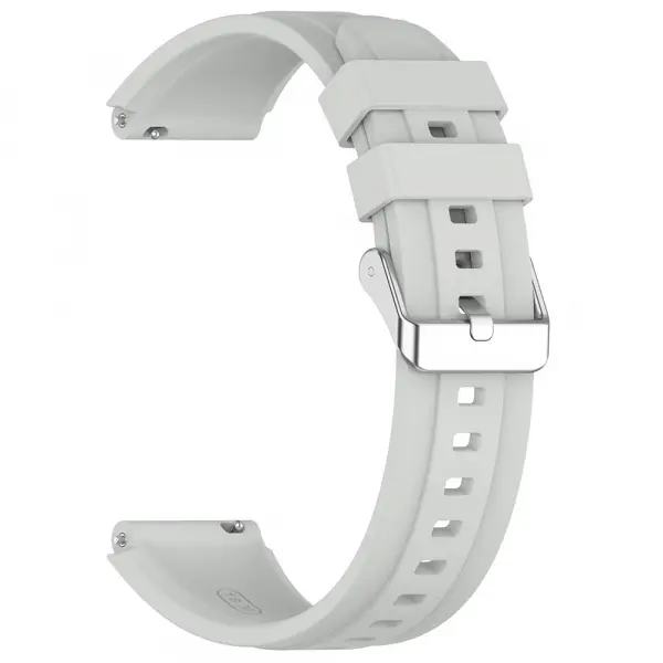 Curea Techsuit W075 pentru Huawei Watch / Garmin Watch Series, 18mm, Gri