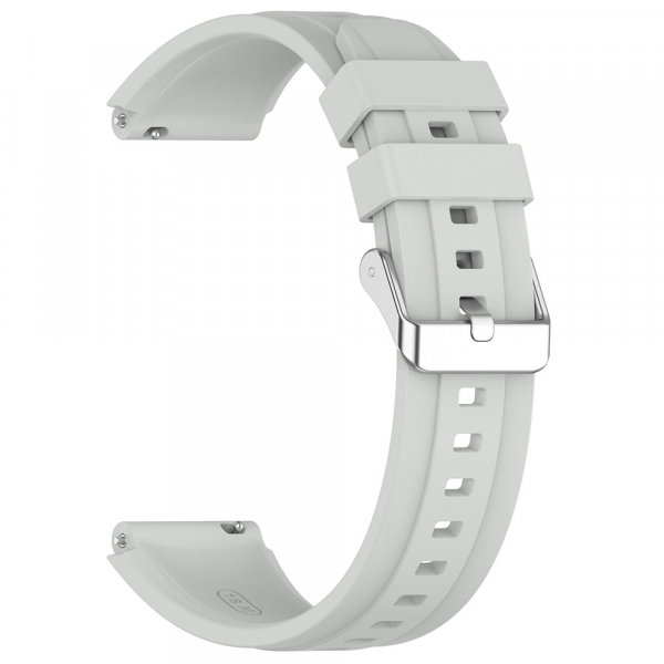Curea Techsuit W075 pentru Huawei Watch / Garmin Watch Series, 18mm, Gri