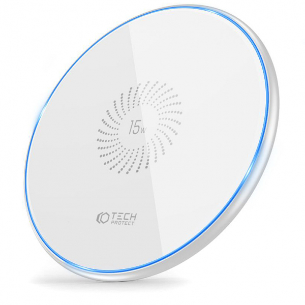 Incarcator Retea Wireless Tech-Protect C1, 15W, 1.67A, Alb THP1414